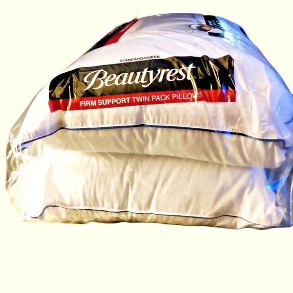 BEAUTYREST FIRM SUPPORT JUMBO TWIN PACK PILLOWS - STANDARD/QUEEN - Picture 3 of 4